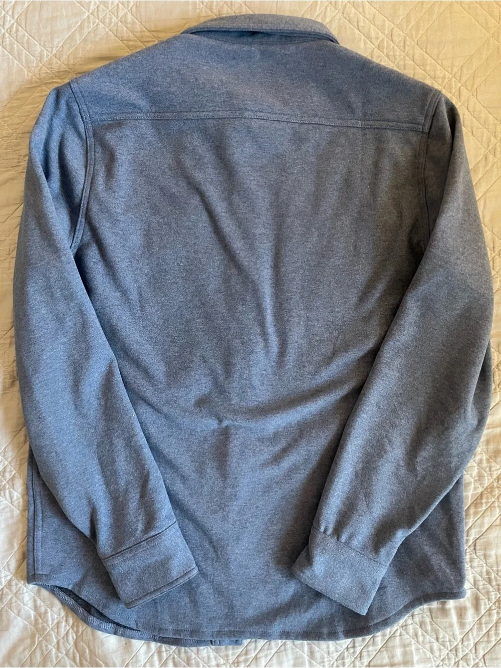 J.‎ CREW Seaboard soft-knit shirt in Heather Washed Indigo Size M NWD $118 BV899